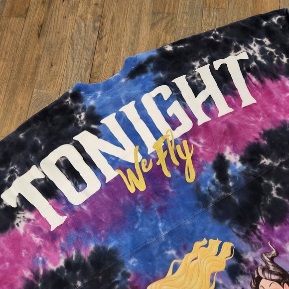 Disney Spirit Jersey Hocus Pocus LARGE TieDye Sanderson Tonight We Fly Halloween - Picture 7 of 13